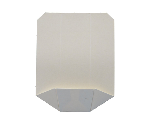 Лоток для хот-дога с крабом, 130х35х30 мм, без печати, белый, в коробке 1000 штук