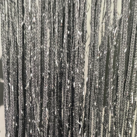 Нитяные шторы дождь - темно-серые, 300 х 280 см. Арт. 207