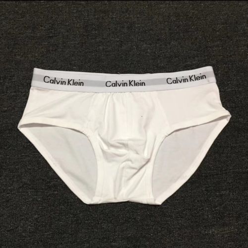 Мужские трусы брифы белые Calvin Klein Briefs СК36621-1