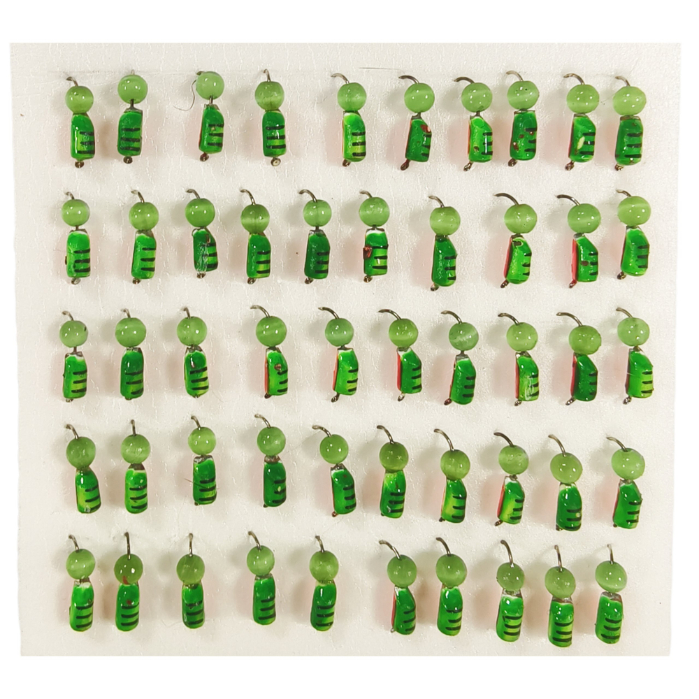 Мормышки Столбик d 3мм. 0.75 гр. Вольфрам. Кошачий глаз  (набор 10 штук)