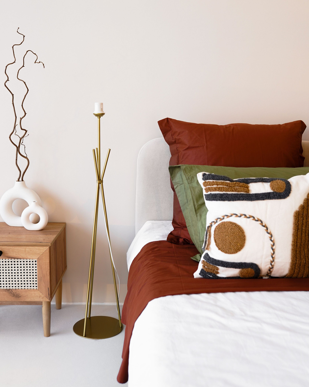 Торшер напольный золотой с белым абажуром в стиле лофт, светильник напольный классический, Дали, E27, 60 Вт