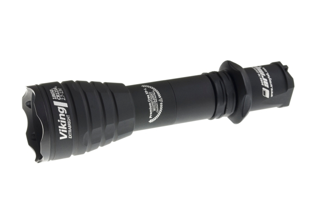 Фонарь светодиодный тактический Armytek Viking v3, 1160 лм, теплый свет, аккумулятор