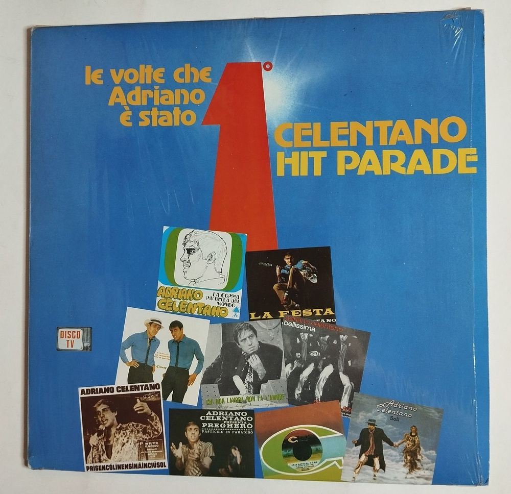 Винтажная виниловая пластинка LP Adriano Celentano Hit Parade Le Volte Che Adriano E Stato Primo (Italy 1983)