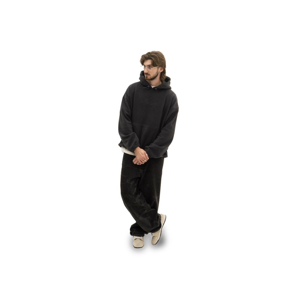Худи UNIFORM Fleece locals темно-серый
