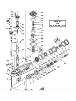 Пластина помпы охлаждения металлическая 6G54432300
