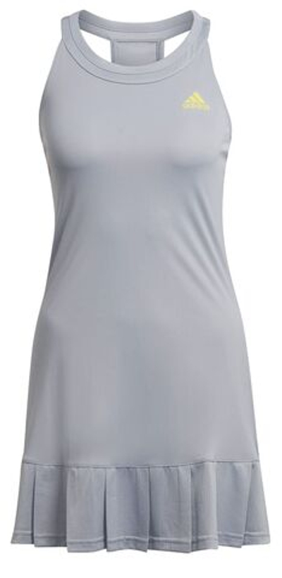 Женская Платье теннисное Adidas Club Dress - halo silver