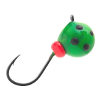 Мормышка вольфрамовая LumiCom ДРОБИНА С УШКОМ (обмазка-точки), 5,5мм, Gt, 10 штук в упаковке