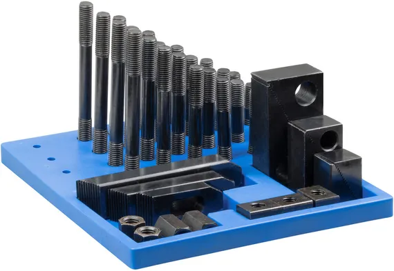 Набор прижимов OCM CK-20 для Т-образных пазов 22 мм, М20, 58 шт.