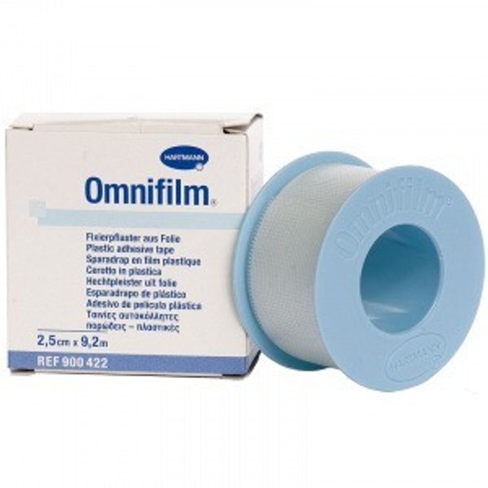 OMNIFILM - гипоаллергенный из прозрачной пленки 2,5 см х 9,2 м  (9004223)