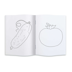 Раскраска "Мои первые раскраски" ОВОЩИ И ФРУКТЫ