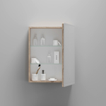 Зеркальный шкаф Sancos Mirror 590x150х740 мм, с LED подсветкой