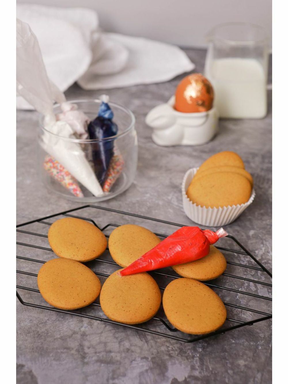 Пряники для росписи, "Яйца"