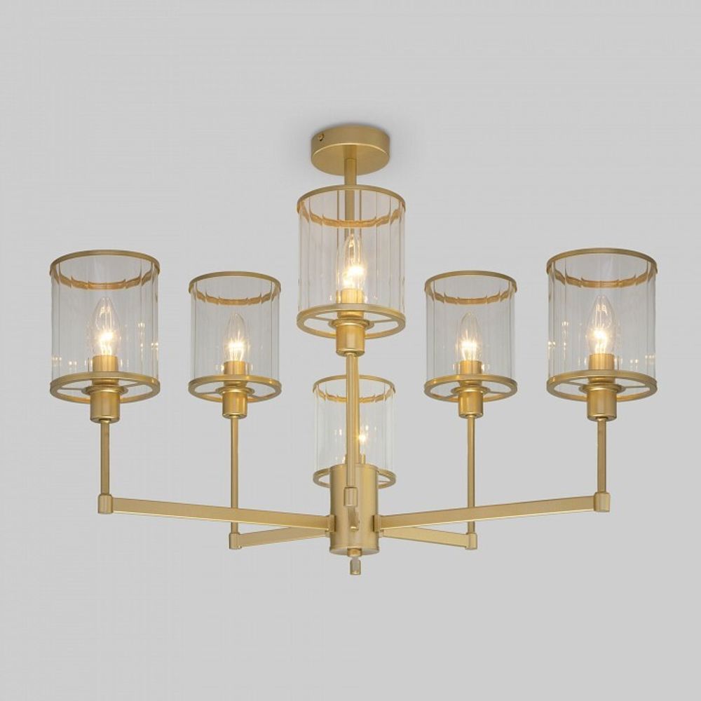 Люстра на штанге Eurosvet Inari 60144/6 золото