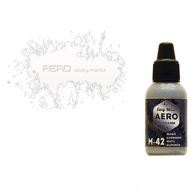 P-M42 Краска Pacific88 Белый Алюминий (White Aluminium) укрывистый, 18мл