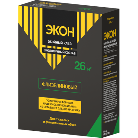 Клей для обоев Экон 2077903 Флизелиновый 200 гр.