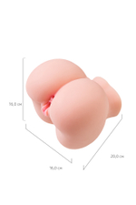 Мастурбатор реалистичный Juicy Pussy by TOYFA Giovanna, TPE, телесный, 20 см