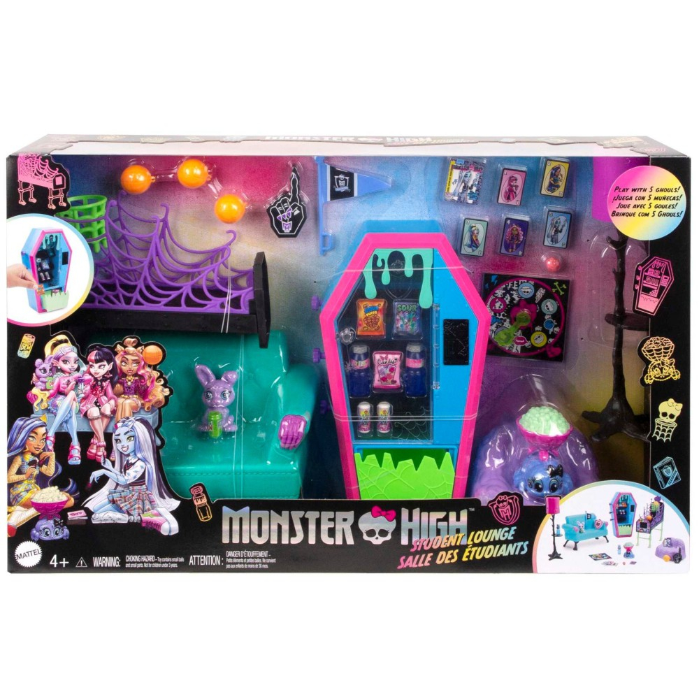 Monster High - Салон учеников Набор с мебелью и аксессуарами HNF67