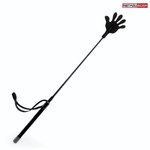 Черный стек с наконечником-ладошкой - 55 см. (Цвет: черный)