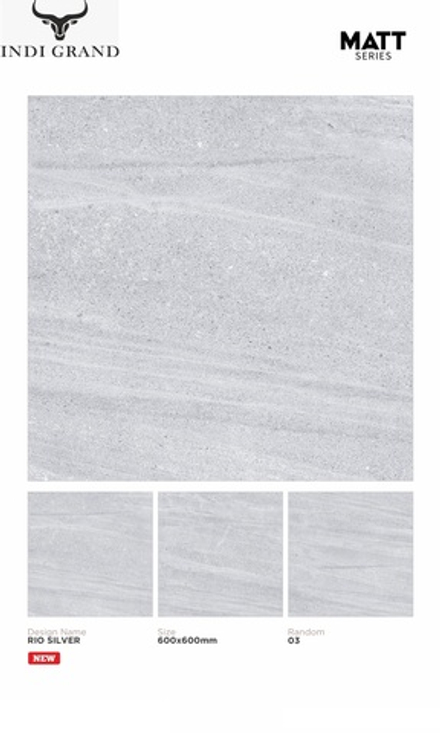 Керамогранит matt 60х60 rio silver