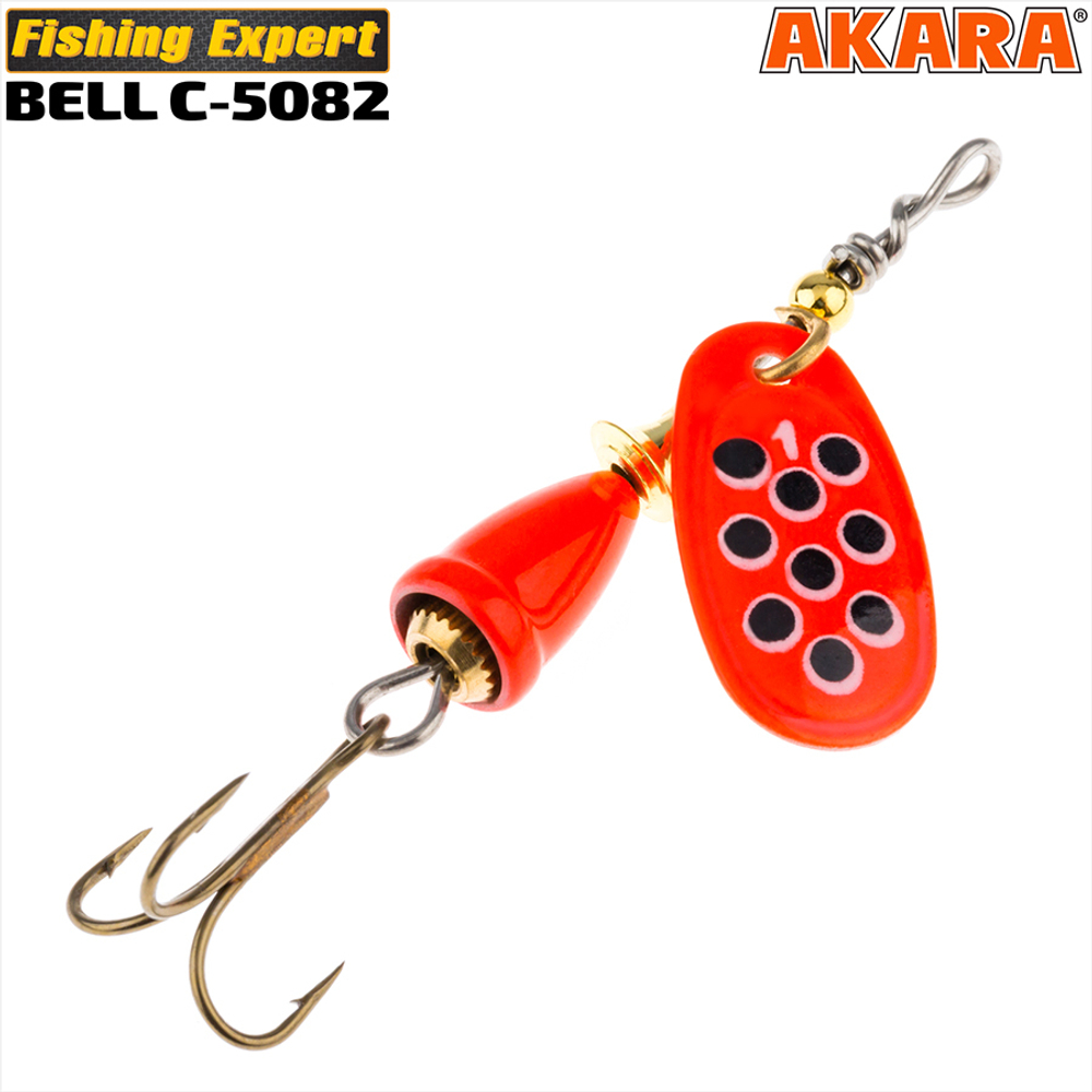 Блесна вращающаяся Akara C-5082 13 гр. 200/Red