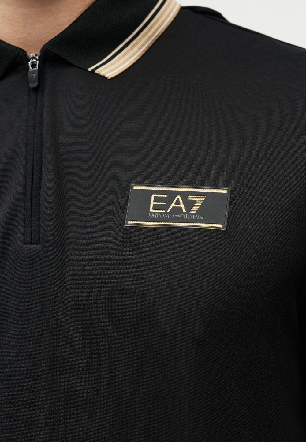 EA7 Emporio Armani Футболка-поло - Чёрный
