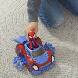 Hasbro Marvel Spidey Amazing Friends - Транспортное средство Web-Crawler 2в1 + фигурка Спайди 10 см / артикул   F1463 F1944  / GTIN 5010993860401