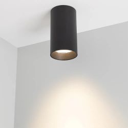 Светильник накладной SP-POLO-R85-1-15W Warm White 40deg (Black, Black Ring) (Arlight, IP20 Металл, 3 года) 022951