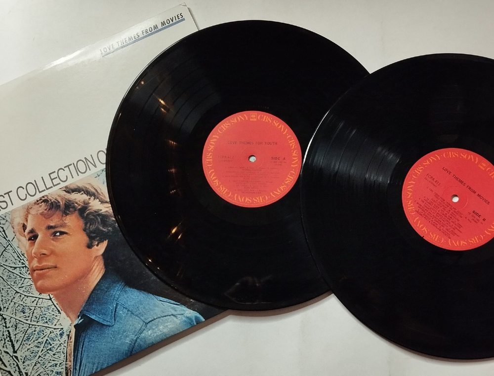 Винтажная виниловая пластинка LP The Best Collection Of Movie Themes 1 and 2 (Japan 1978) (No Obi) Gonna Fly Now