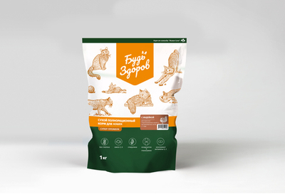 Будь Здоров сухой полнорационный корм для стерилизованных кошек, кастрированных котов