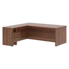 Стол руководителя с тумбой приставной ZCT 2019H.A(L)  2000х1900х750 ZENN