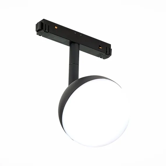 ST358.436.07 Магнитный трековый светильник Черный LED 1*7W 3000K 520Lm Ra>80 120° IP20 L120xW90xH192 СКАЙЛАЙН 48V