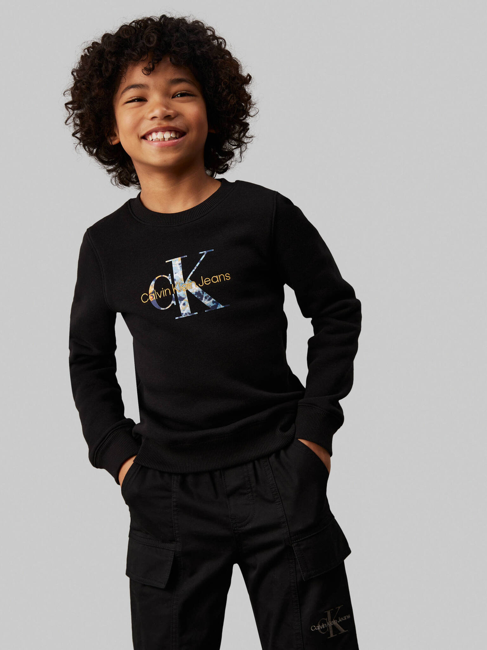 Худые Calvin Klein Jeans - черный(IB0IB02337)