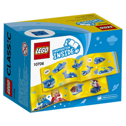 LEGO Classic: Синий набор для творчества 10706 — Blue Creativity Box — Лего Классик