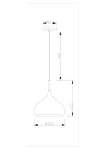 Подвесной светильник Moderli V1293-1P Eline
