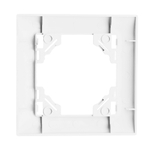 Рамка 1-местная STEKKER, PFR00-9011-01, серия Эрна Элегант, белый 49629