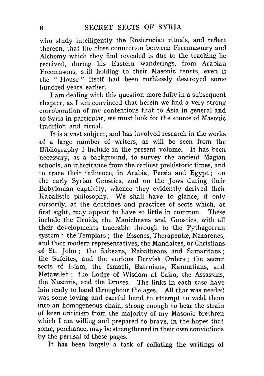 Secret sects of Syria and the Lebanon | Bernard H. Springett