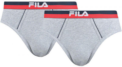 Мужские спортивные боксеры Fila Man Brief 2P - grey