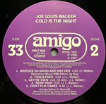Joe Louis Walker - Cold Is The Night (Швеция 1987г.)