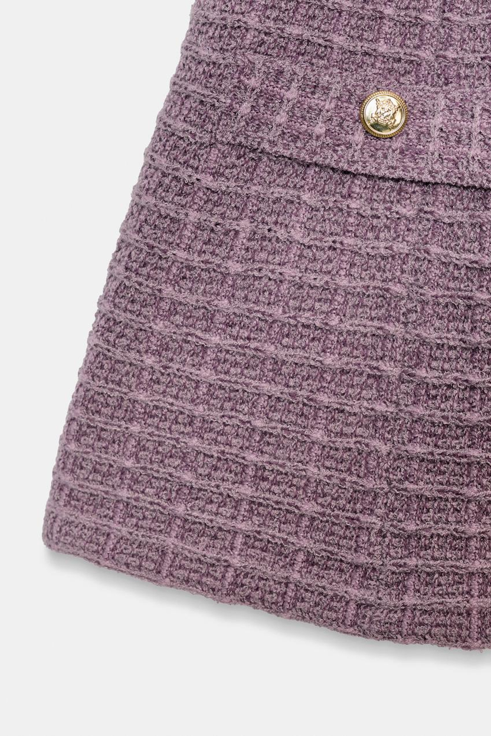 ZARA ТОП-БАНДО ИЗ ЭЛАСТИЧНОЙ ТКАНИ, ЛИЛОВЫЙ