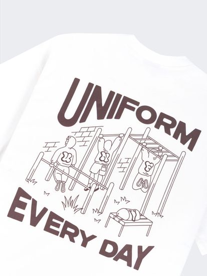 Футболка UNIFORM Heavy Workout белый