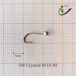 Крючок с напайкой SW Crystal (50 шт.)