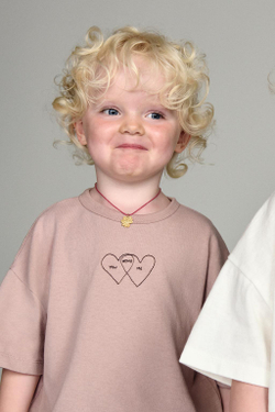 ZARA ZARA TIMELESS — ФУТБОЛКА С ВЫШИВКОЙ ORFAYO ©, РОЗОВЫЙ/ЛИЛОВЫЙ