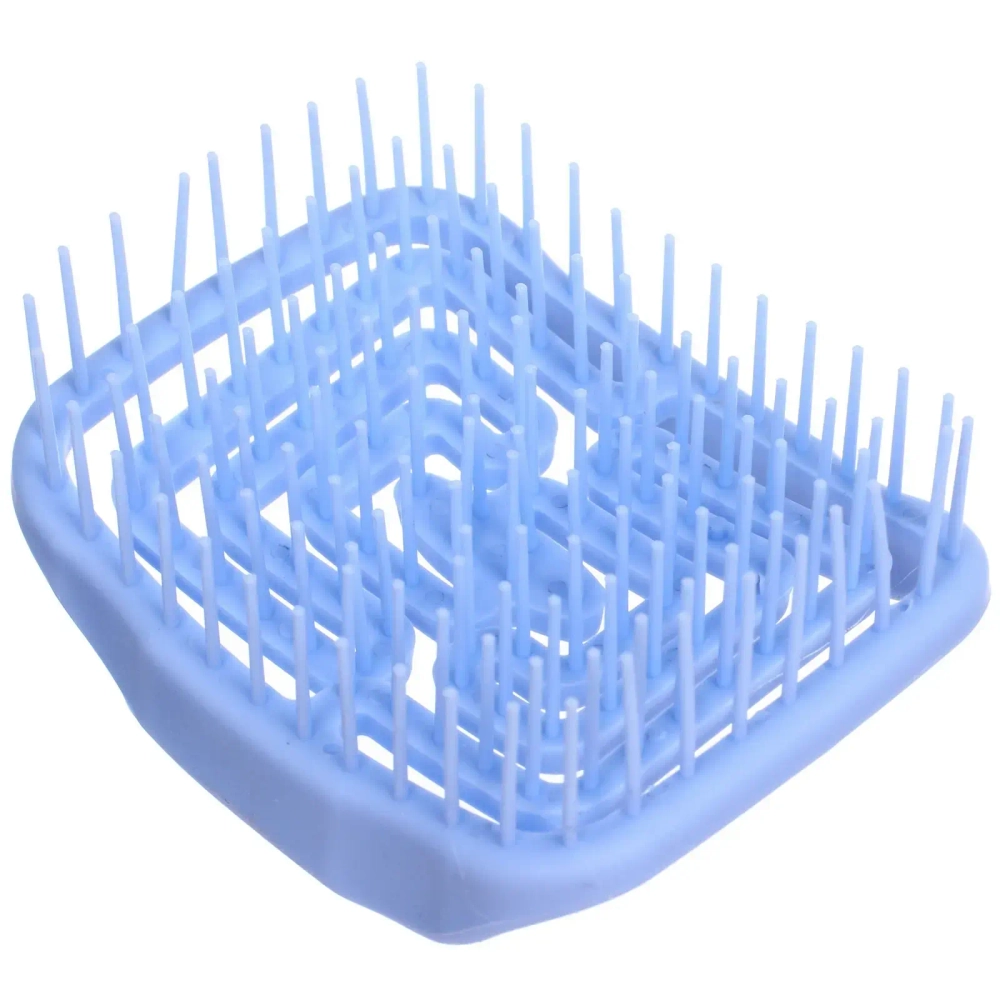 Расческа массажная компактная «Сosmo style», цвет васильковый, 9*8см, в пластиковой коробке