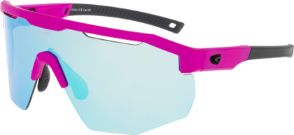 Спортивные очки GOG Argo / Matt Neon Pink-Black / White-Blue Lens