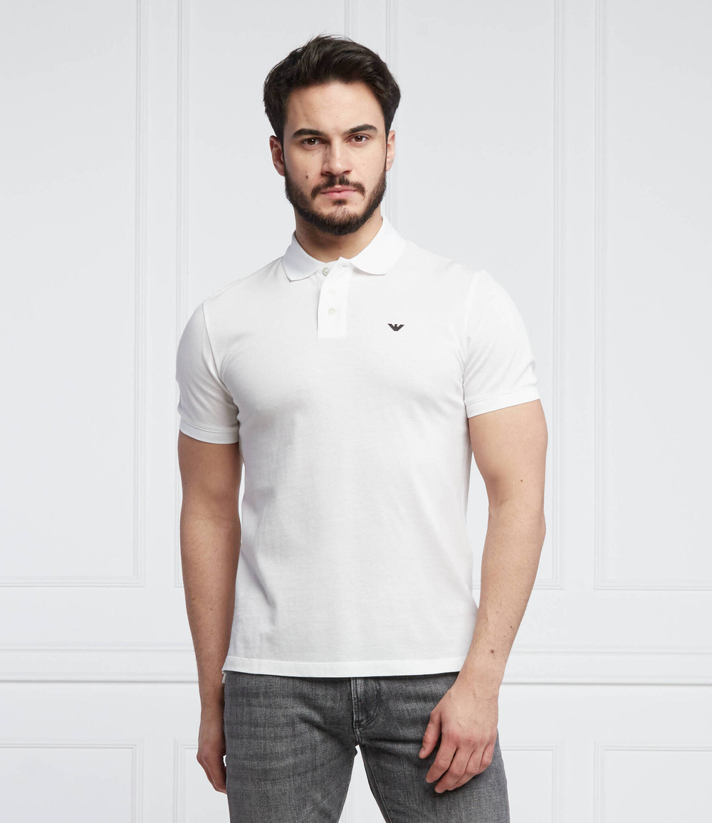 поло Emporio Armani - белый(8N1FQ2 1JTKZ)