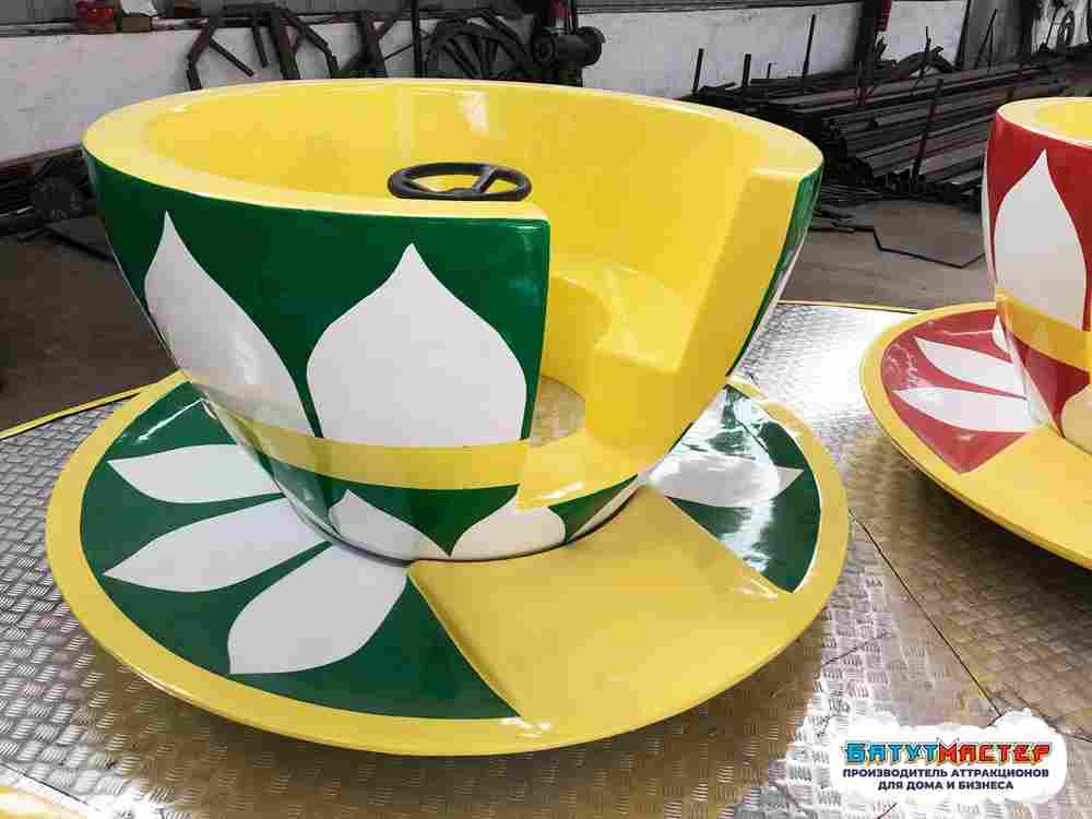 Карусель посуда «Калейдоскоп радости» 6 чашек, 12 мест, 7×7×3,5 м