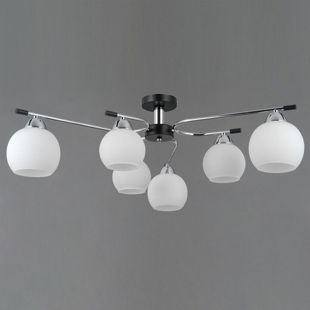 Потолочная люстра ILLUMICO LIBRA IL0638-6CSQ-24 CR BK LIBRA