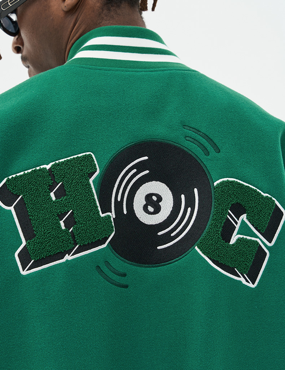 Бомбер HARSHandCRUEL "Vinyl" Varsity Jacket