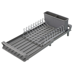 Сушилка для посуды atle раздвижная малая, серая