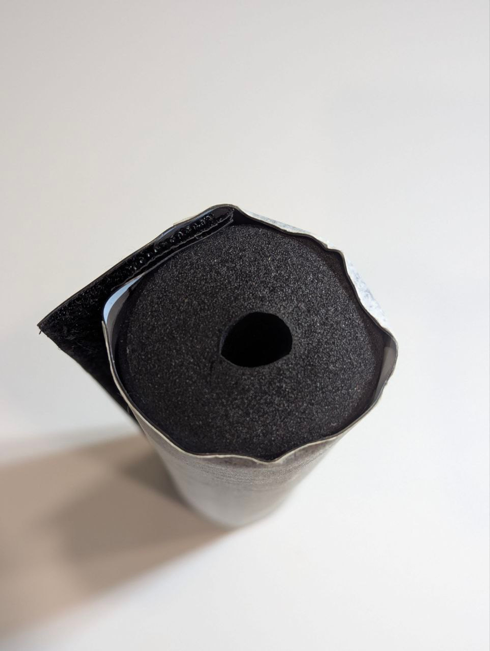 Защита на руль мотоцикла, питбайка. Подушка круглая черная